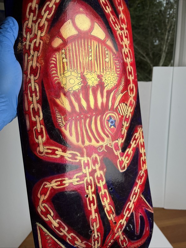 Charlie Baird Skateboard Deck - Made in 2013 by Artist - Squid “Kachina Maria” gallery