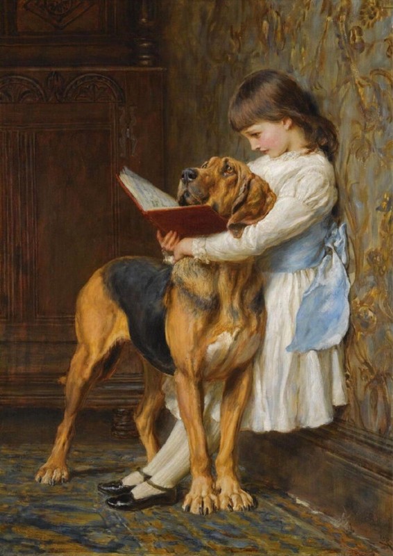 Giclee Oil Painting Rivière Briton Compulsory Education British School Fine