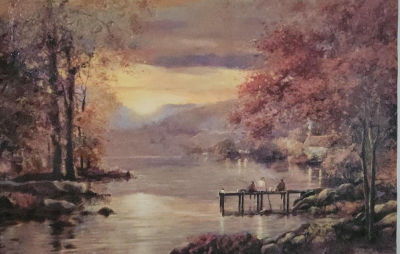 “Lakeland Home II” signed by Andrew Warden, serigraph #21 of 650 w/COA included