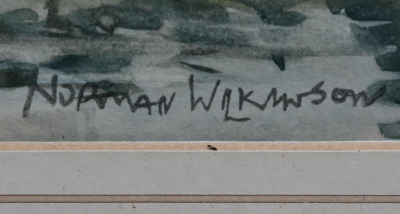 Norman Wilkinson - Original Watercolour Painting - 'Still Waters'. gallery