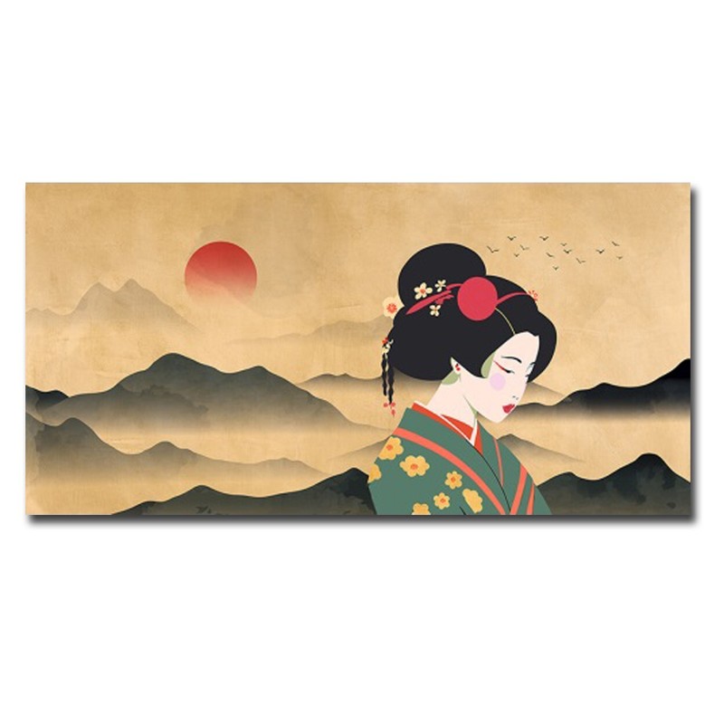 Breath of Nature by Sayaka Gallery-Wrapped Canvas Giclee Art (12 in x 24 in)