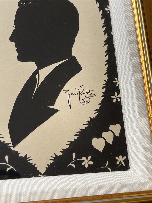 NANCY VAN COURT SILHOUETTE SCULPTED ANTIQUE PORTRAIT ART DECO HISTORIC FAMOUS gallery