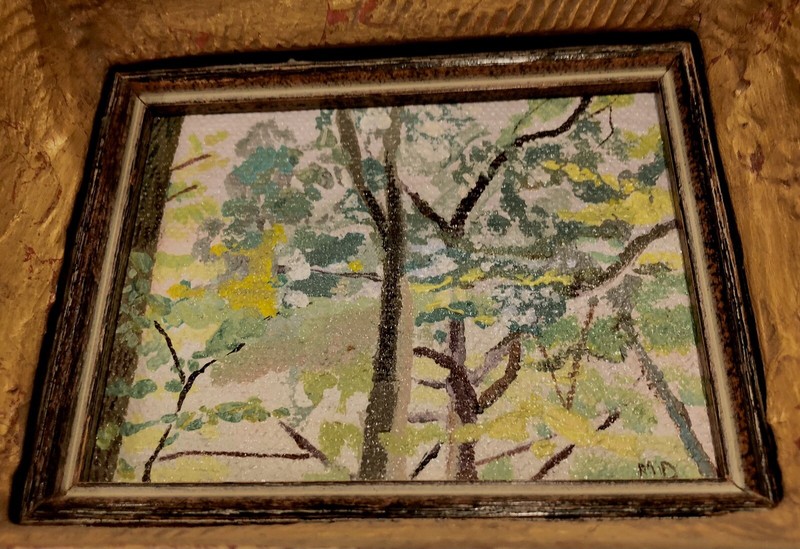 “FIVE MILE WOOD” Marguerite DORENBACH; BUCKS COUNTY CUNNINGHAM FRAME gallery