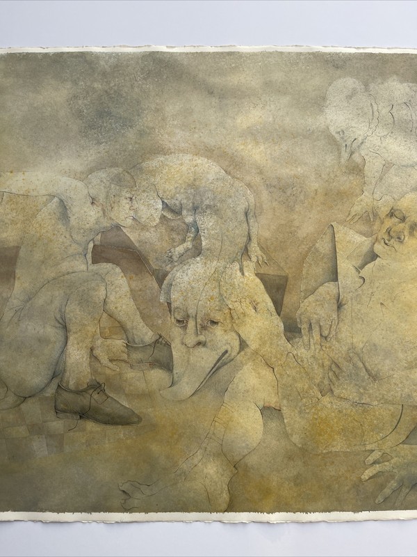 SURREALISM PAINTING ABSTRACT EXPRESSIONISM LISTED FAMOUS MARTIN MARIO DEL CAMPO gallery