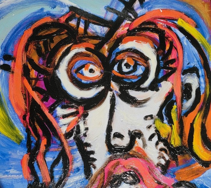 Autumn De Forest art «Early Riser (Man)» (Appraised for $2,900 in 2023)