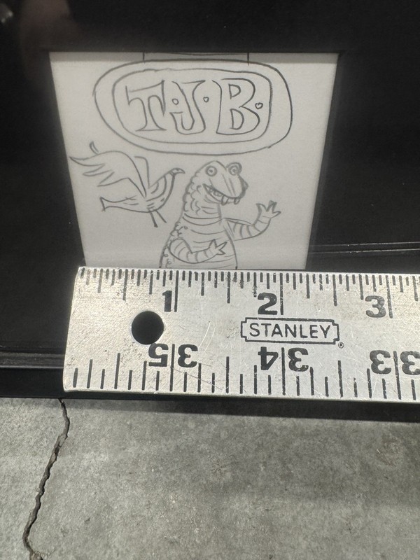 Tim Biskup Pencil Drawing Framed Original Art Signed Gamagon gallery