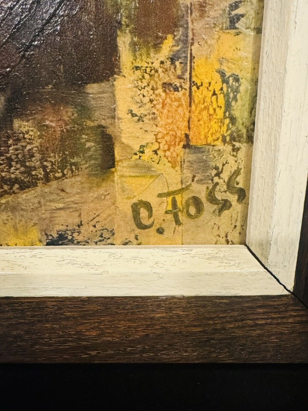 Olivier Foss (1920-2002) Original Oil Painting Listed OOAK VTG Authentic