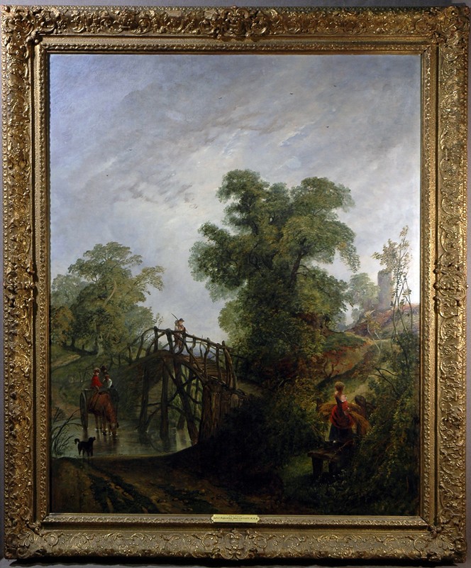 Landscape 18th Century ENGLISH Oil Painting signed Sir Augustus Wall Callcott