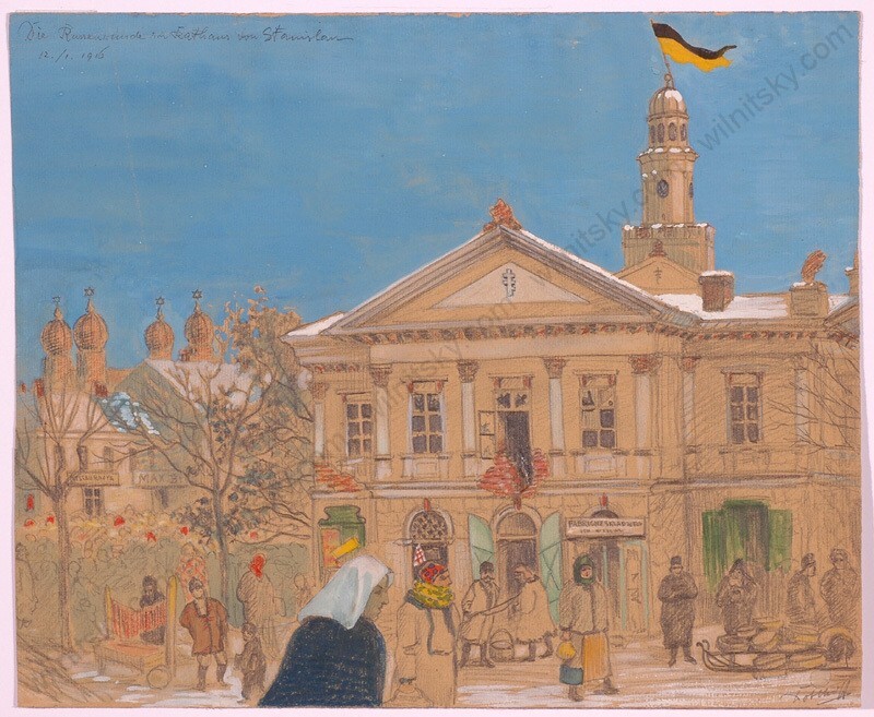 Robert von Doblhoff (1880-1960) «WWI/Mayor’s House in Stanyslawiw/W. Ukraine (1)