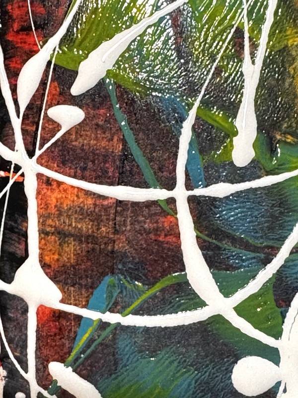 Original Abstract Expressionism 9x12 Handmade Unique Signed Fine Art 11 gallery