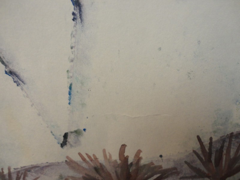 ALFRED BIRDSEY HARBOR WATERCOLOR SIGNED BERMUDA ARTIST 19"X25" gallery