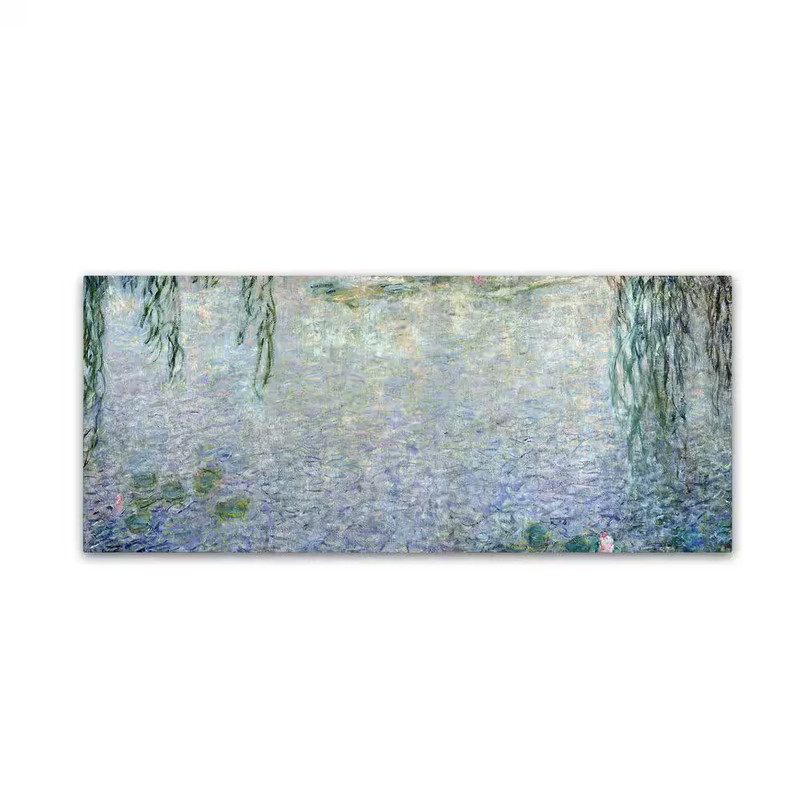 20 In. X 47 In. Water Lilies Morning II Canvas Art