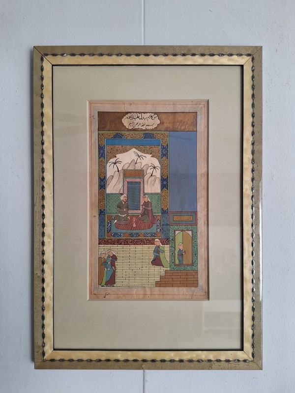 Persian Islamic Old Painting Manuscript Behzad gallery