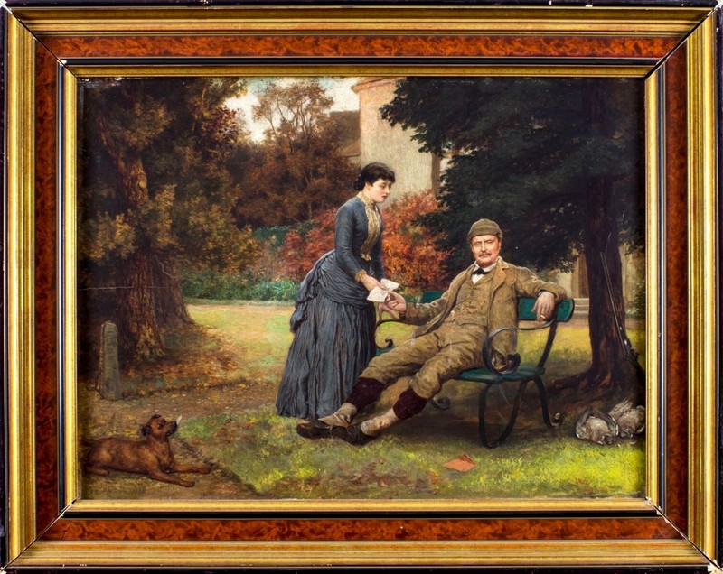 John Evan Hodgson (UK,1831-1895) oil painting antique 122934 gallery
