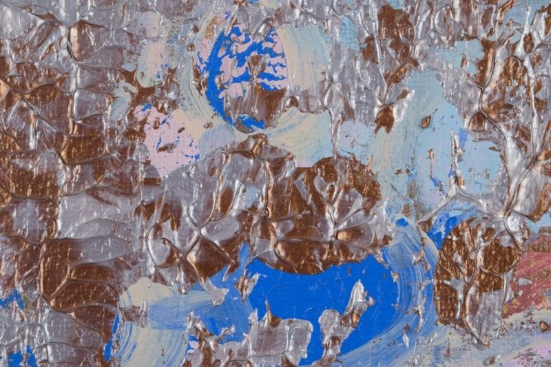 Lotte Kjøller, Danish artist. Mixed media on canvas. Abstract composition. gallery