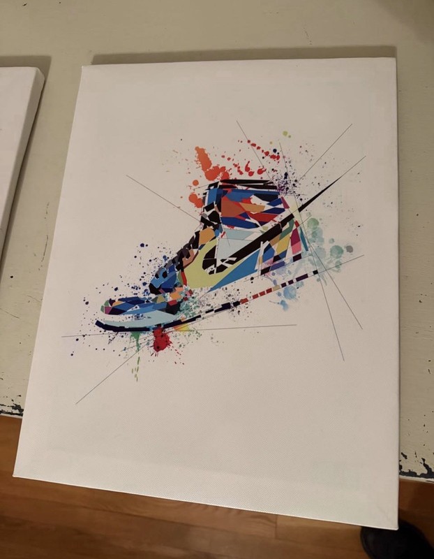 Air Jordan Sneaker Abstract Contemporary Canvas Painting Set gallery