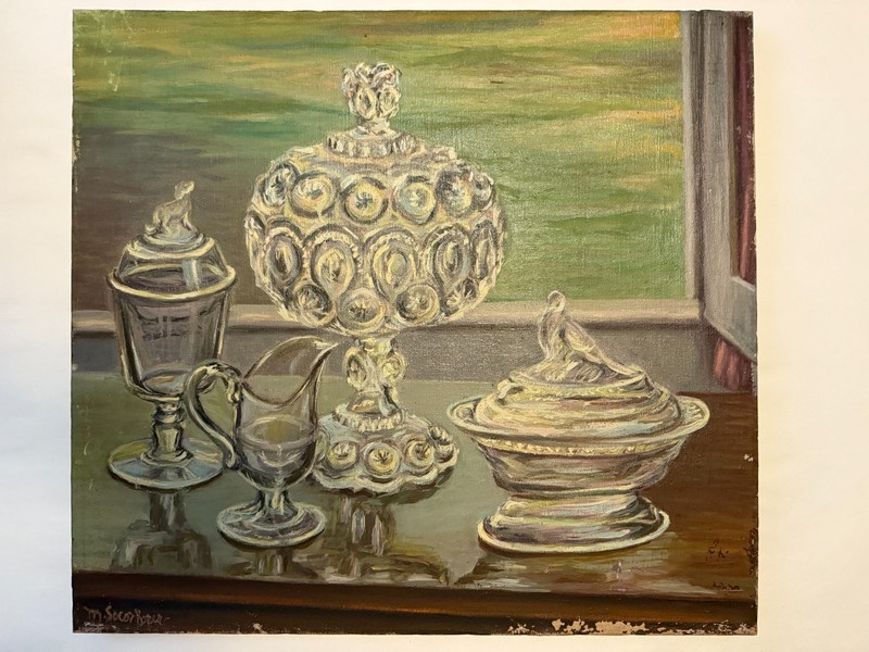 Still Life Oil Painting on Canvas by Matilda Secor Roper gallery
