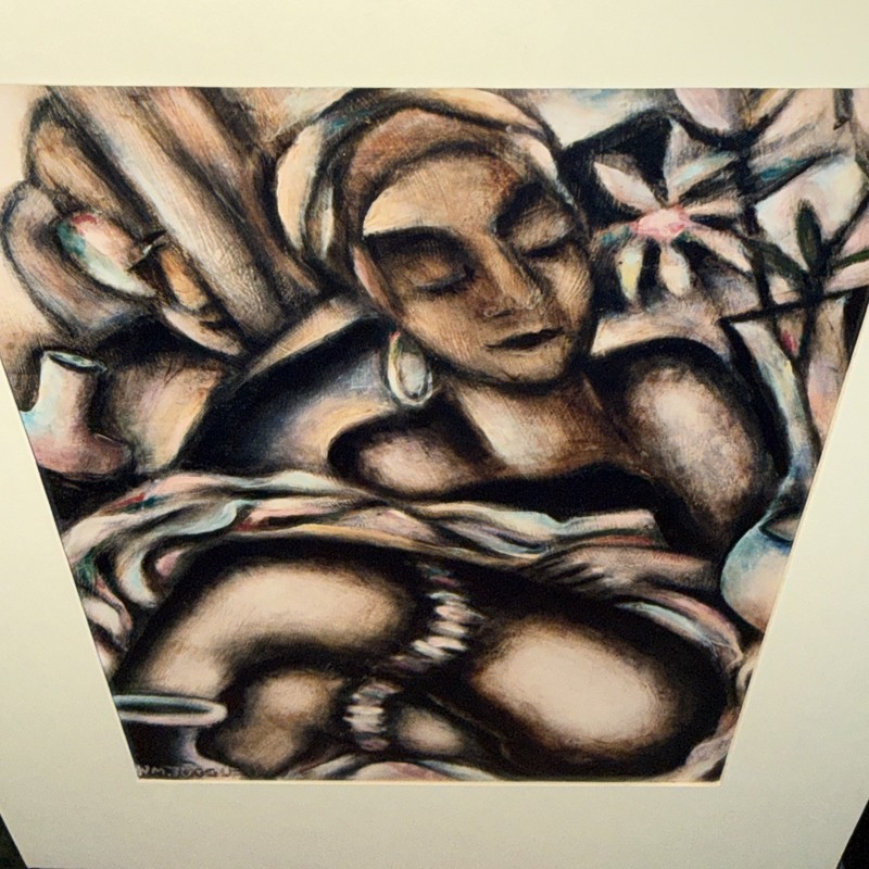 Original Abstract Woman Photo William A. Tuggle Long Beach Ca Signed Artwork gallery