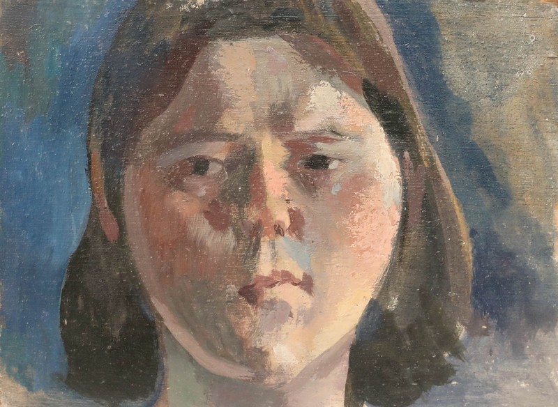 Bernadette Kelly (b.1933) – 20th Century Oil, A Serious Look