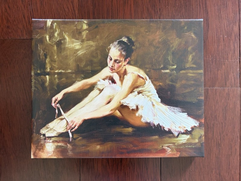 Andrew Atroshenko Before the Dance 2007 Hand-Embellished Giclee on Canvas 28/195