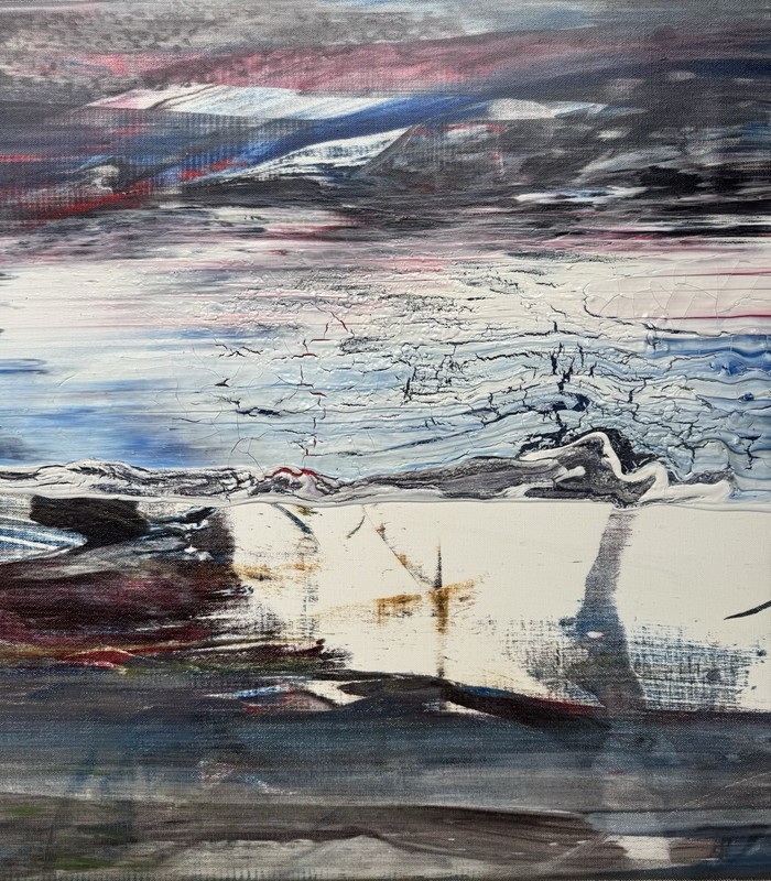 Original Abstract Composition, Oil Painting, Expressionism, 80.0 x 60.0 cm. gallery