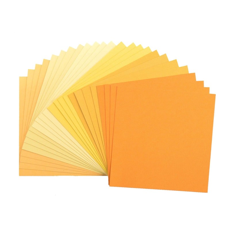 Florence Scrapbook Paper 216g 6x6x24 Sheets Multipack, Yellow, Paper, Multicolor...