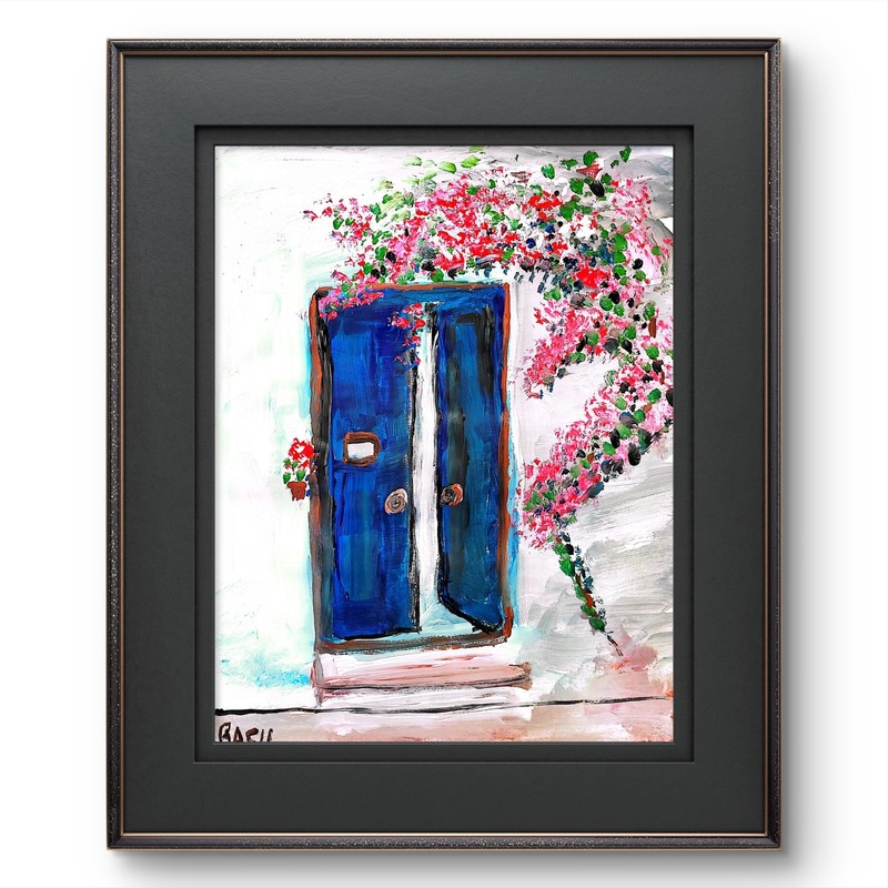 Through The Door Figurative Abstract Expressionist Art Painting gallery