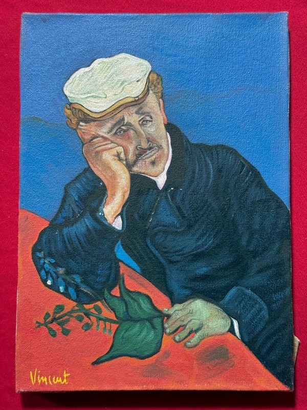 Vincent van Gogh (Handmade) Sealed Painting Oil on canvas Size 25×35 cm