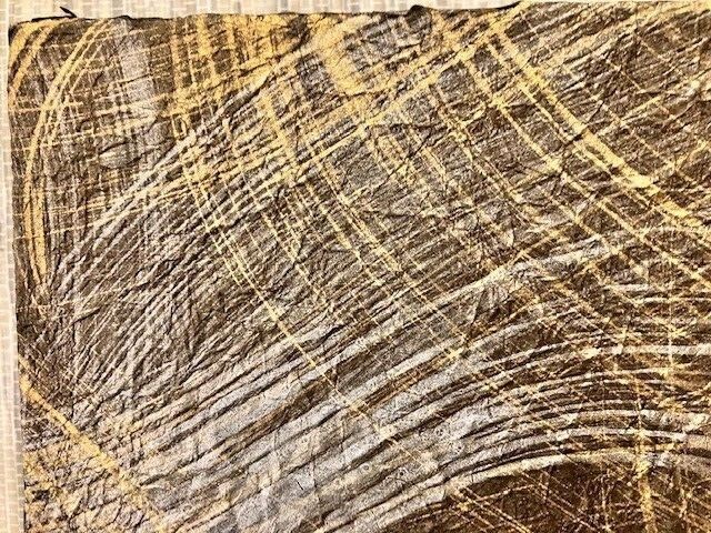 ARTISAN ORIGINAL ON CANVAS - Size 12" x 12" - Black/Silver/Gold gallery