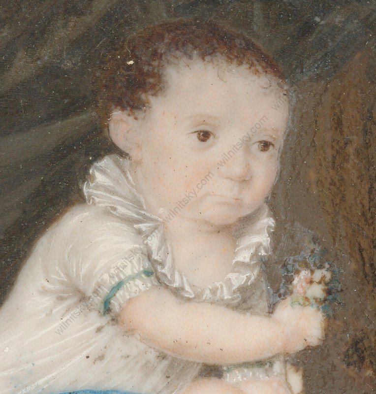 "Portrait of Pius August Lautenbacher at the age of 1-2", miniature, 1802/03 gallery