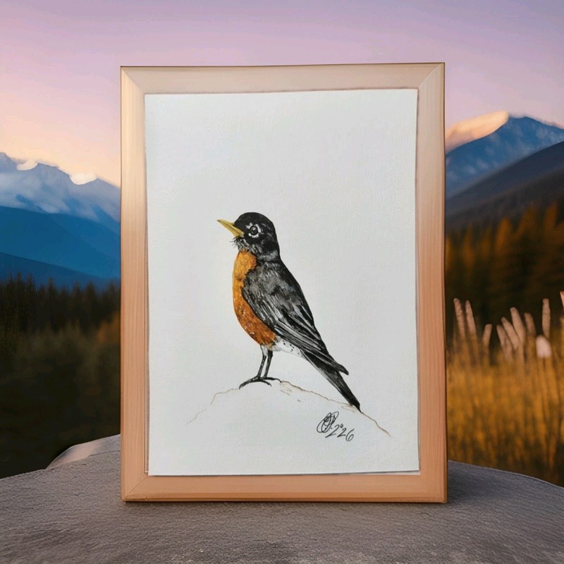 Bird Watercolor.