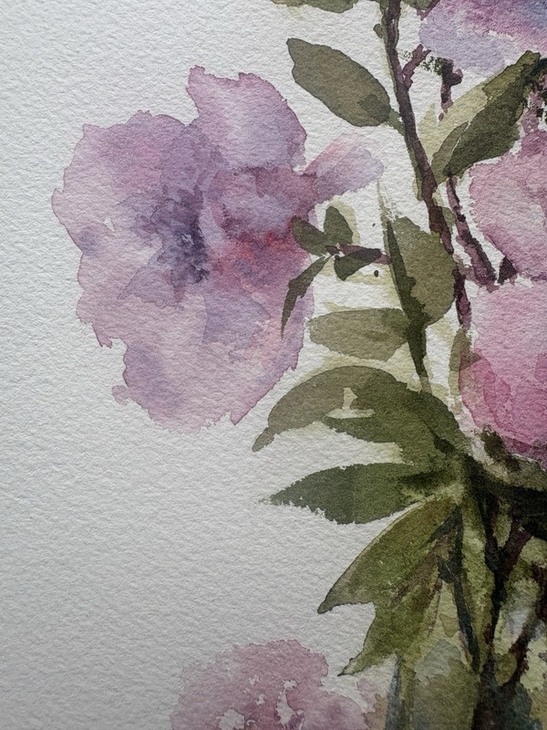 Original Watercolor Painting Still Life 9x12 Flowers Floral gallery