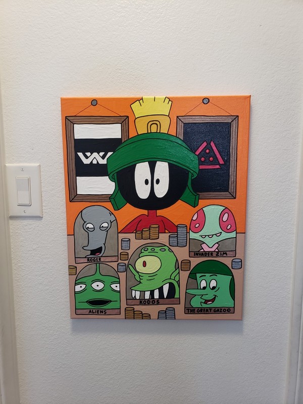 Marvin The Martian Painting