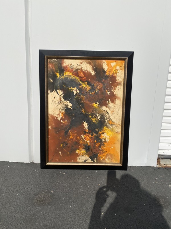 PAT Dickinson Abstract painting