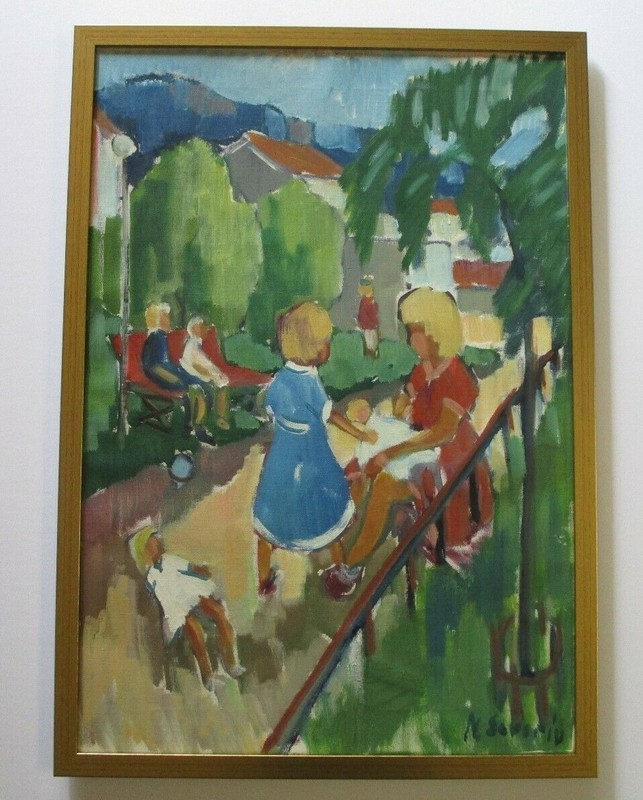 FINEST NILS SEVERIN PAINTING POST IMPRESSIONISM EXPRESSIONISM 1950’S MODERNISM