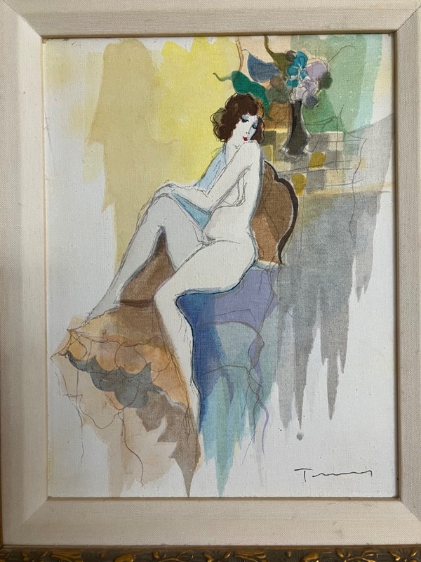 Itzchak Tarkay “Catherine” - 1996 gallery