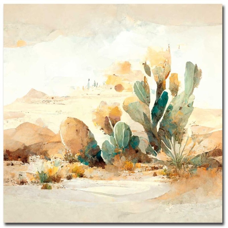 Desert Dream by Turner Gallery-Wrapped Canvas Giclee Wall Art (30 in x 30 in)