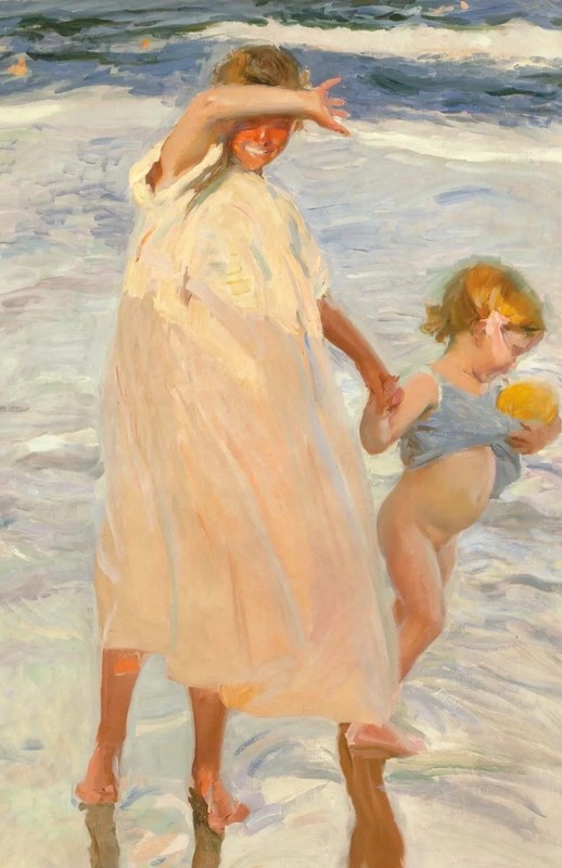 Joaquín Sorolla oil painting on canvas signed