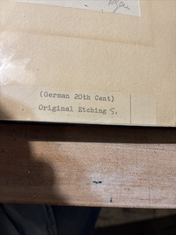 original super rare hand signed by Genin. Marsha’s 1917 gallery