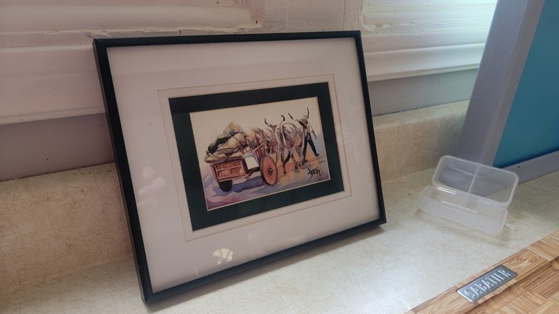 Lopez Baylon Ox Painting gallery