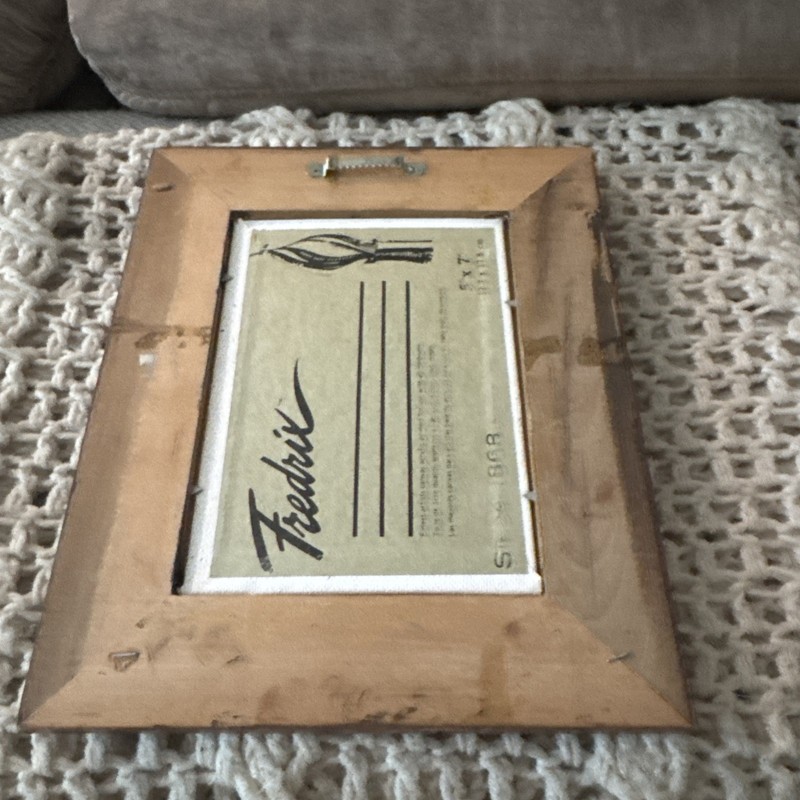 Vintage Original Still Life Floral Art Painting Signed Wooden Frame 9 x 11" gallery