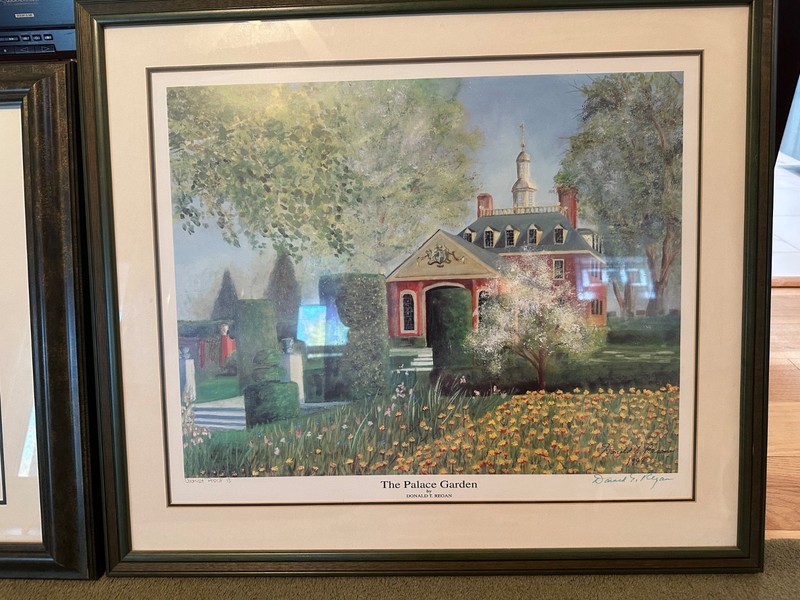 artwork, limited edition print, Donald Regan, The Palace Garden