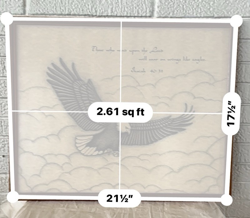VINTAGE FRAMED EAGLE ISAIAH 40:31 Drypoint ORIGINAL JACK KOWES gallery
