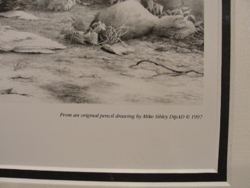 MIKE SIBLEY OVERLOOKED WHITE HORSE BANK 355 OF 680 SIGNED ARTISTS PROOF gallery