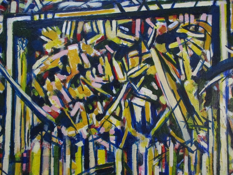 VINTAGE CONTEMPORARY PAINTING ABSTRACT EXPRESSIONISM MODERNISM CUBISM CUBISM gallery