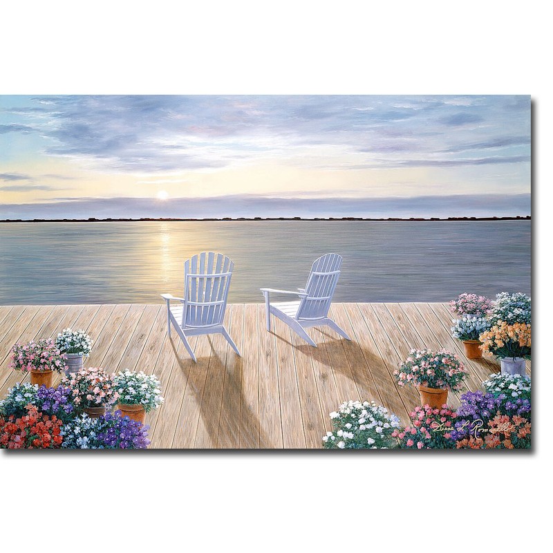 Among Friends by Diane Romanello Gallery-Wrapped Canvas Artwork (16 in x 24 in)