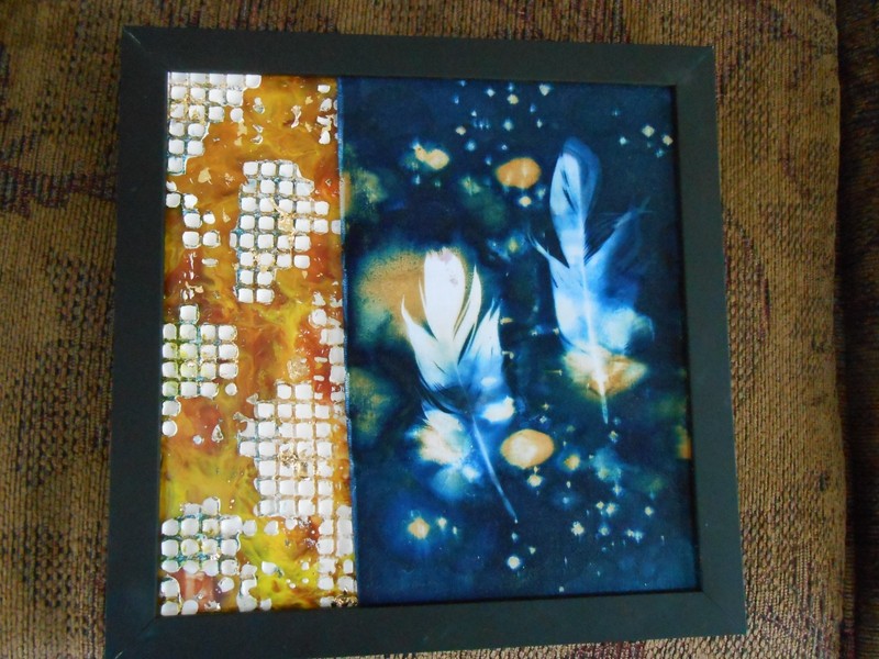 Encaustic & Cyanotype Artwork