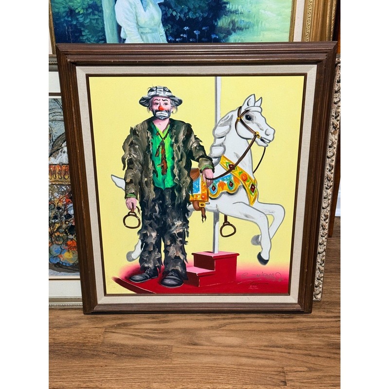 Emmett Kelly Jr. «Carousel» Ltd Ed Print 246/250