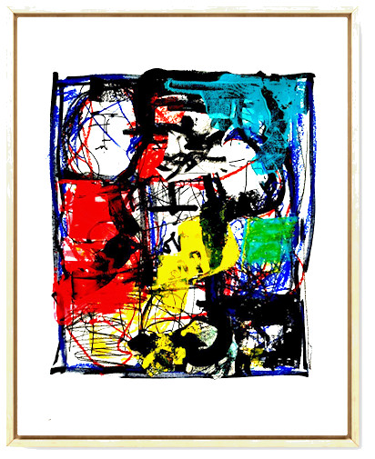 STEVEBARTZ ORIGINAL ART «OBSERVATION» 18X24 GALLERY THICK PAPER FINE ART HOME