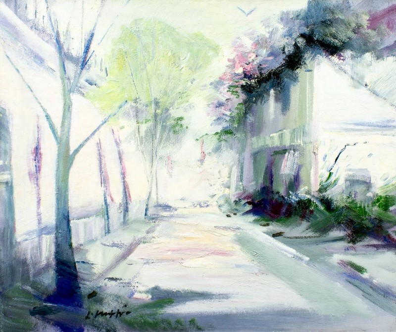 Charles C Gruppe (CT,NY,FL,1928-2019) oil painting 137468